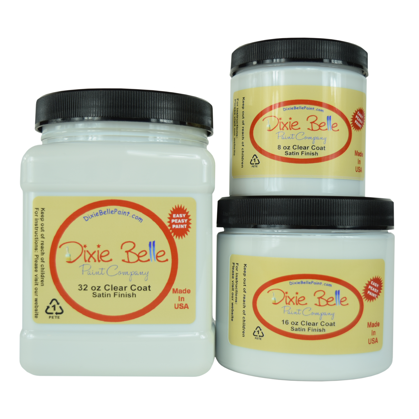 Dixie Belle - Clear Coat | Flat, Satin, Gloss