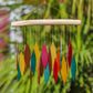 Glass wind chimes