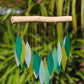 Glass wind chimes