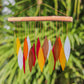 Glass wind chimes