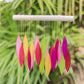 Glass wind chimes