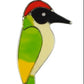 British Bird Suncatcher, woodpecker