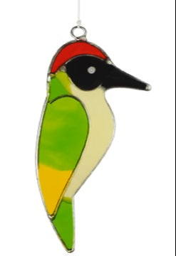 British Bird Suncatcher, woodpecker