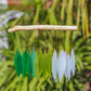 Glass wind chimes