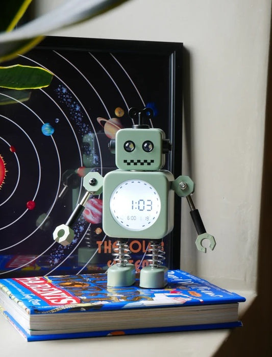 Robot Digital Alarm Clock