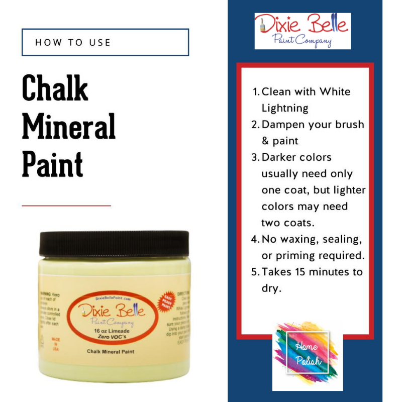 Antebellum Blue Chalk Mineral Paint (16 oz)